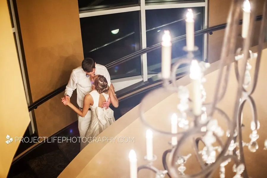 Staircase-Wedding Couple-Project Life credit-Lo-min