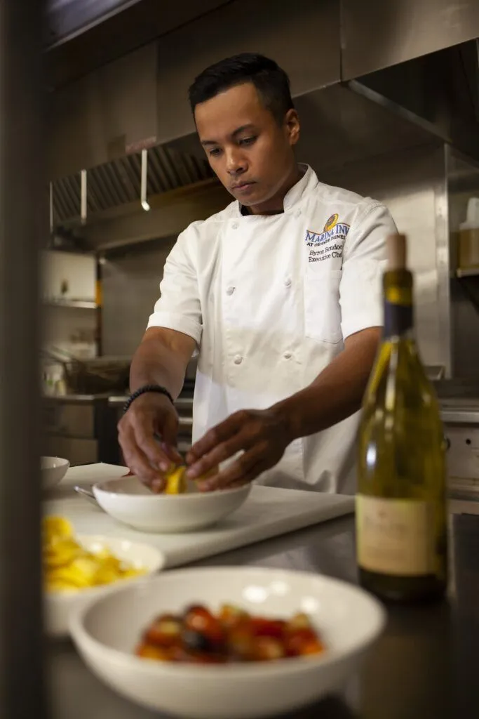 Chef Byron in the Kitchen