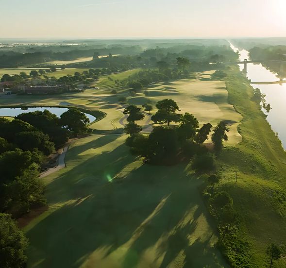 Arial view of Myrtle Beach golf course