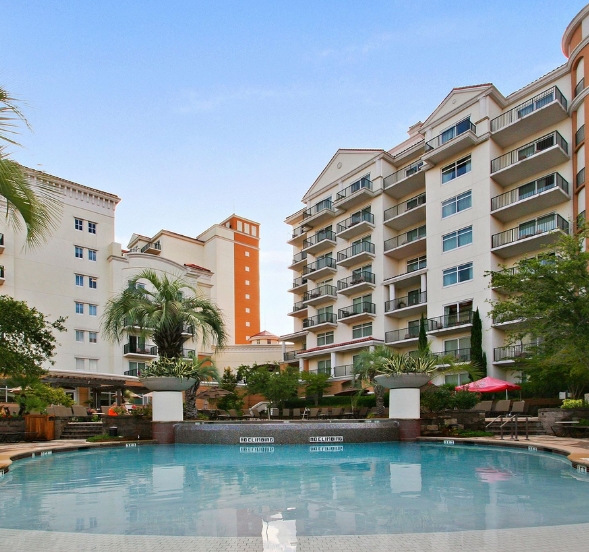 A kid friendly resort myrtle beach with spacious pool area, designed for families.