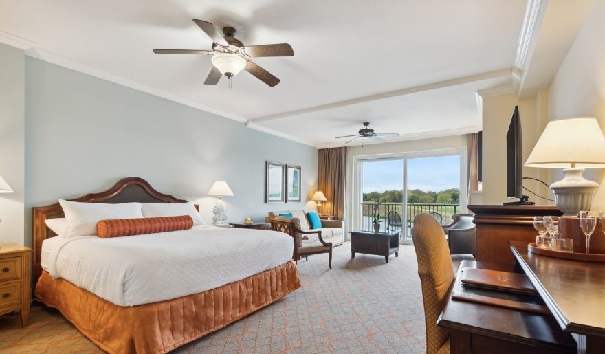 Myrtle Beach in September luxury suite with balcony at Marina Inn at Grande Dunes