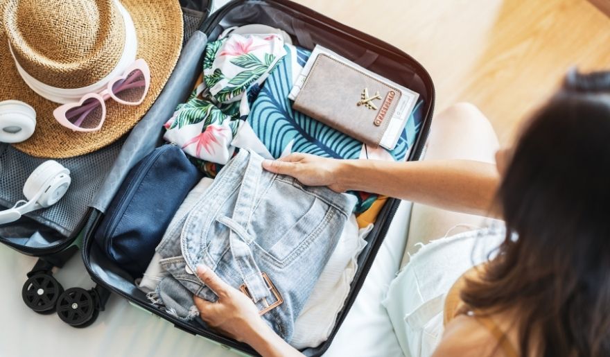 Packing casual clothes and beach essentials for an October trip to Myrtle Beach