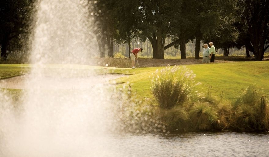 Myrtle Beach golf course with players enjoying a group outing